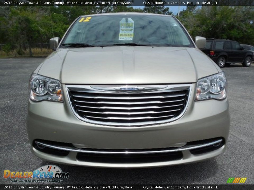 2012 Chrysler Town & Country Touring White Gold Metallic / Black/Light Graystone Photo #16