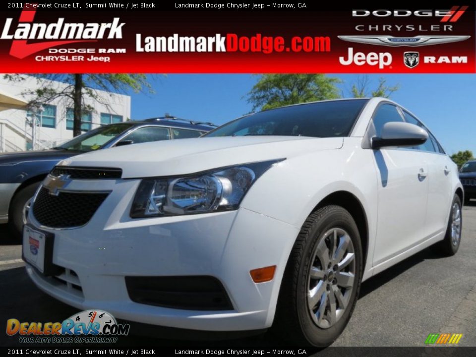 2011 Chevrolet Cruze LT Summit White / Jet Black Photo #1