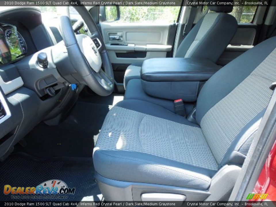 Dark Slate/Medium Graystone Interior - 2010 Dodge Ram 1500 SLT Quad Cab 4x4 Photo #4