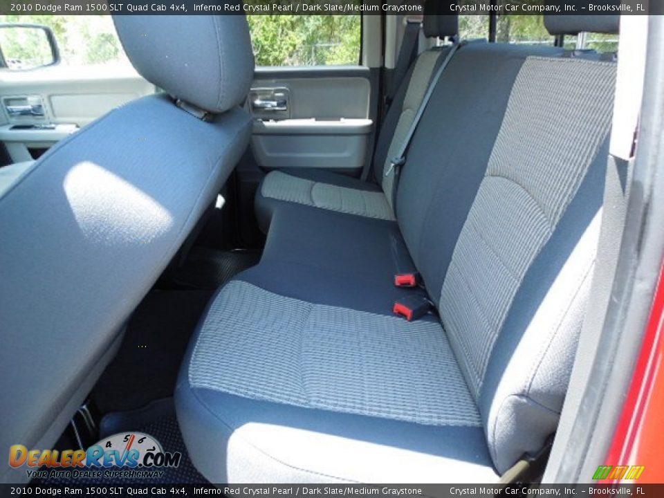 2010 Dodge Ram 1500 SLT Quad Cab 4x4 Inferno Red Crystal Pearl / Dark Slate/Medium Graystone Photo #5
