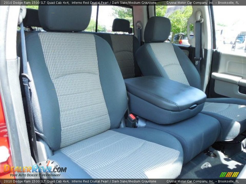 2010 Dodge Ram 1500 SLT Quad Cab 4x4 Inferno Red Crystal Pearl / Dark Slate/Medium Graystone Photo #12