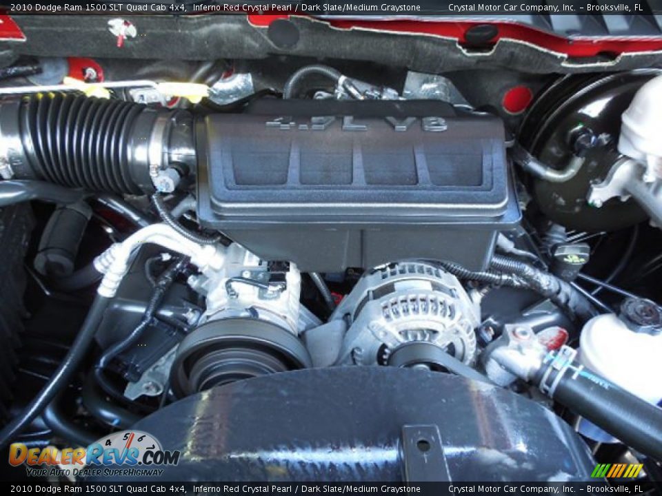 2010 Dodge Ram 1500 SLT Quad Cab 4x4 4.7 Liter Flex-Fuel SOHC 16-Valve V8 Engine Photo #16