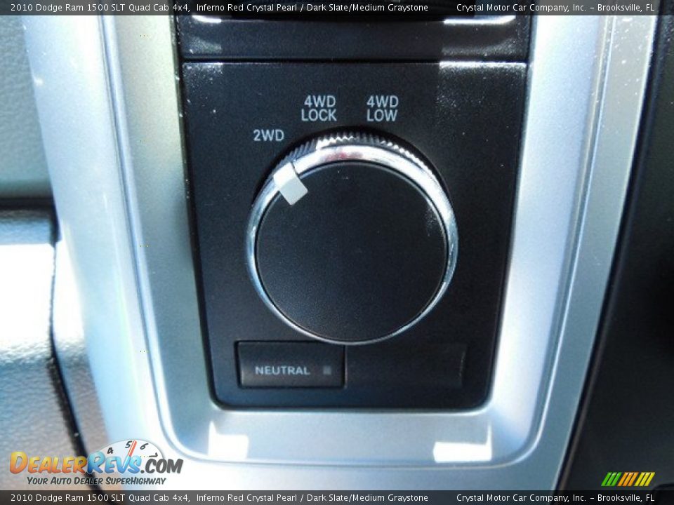 Controls of 2010 Dodge Ram 1500 SLT Quad Cab 4x4 Photo #21