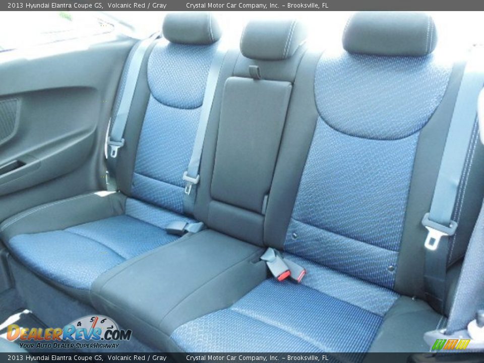 2013 Hyundai Elantra Coupe GS Volcanic Red / Gray Photo #5