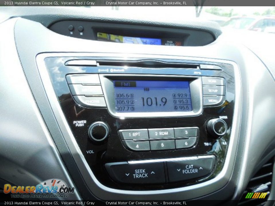 2013 Hyundai Elantra Coupe GS Volcanic Red / Gray Photo #20