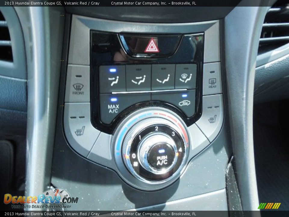 2013 Hyundai Elantra Coupe GS Volcanic Red / Gray Photo #21