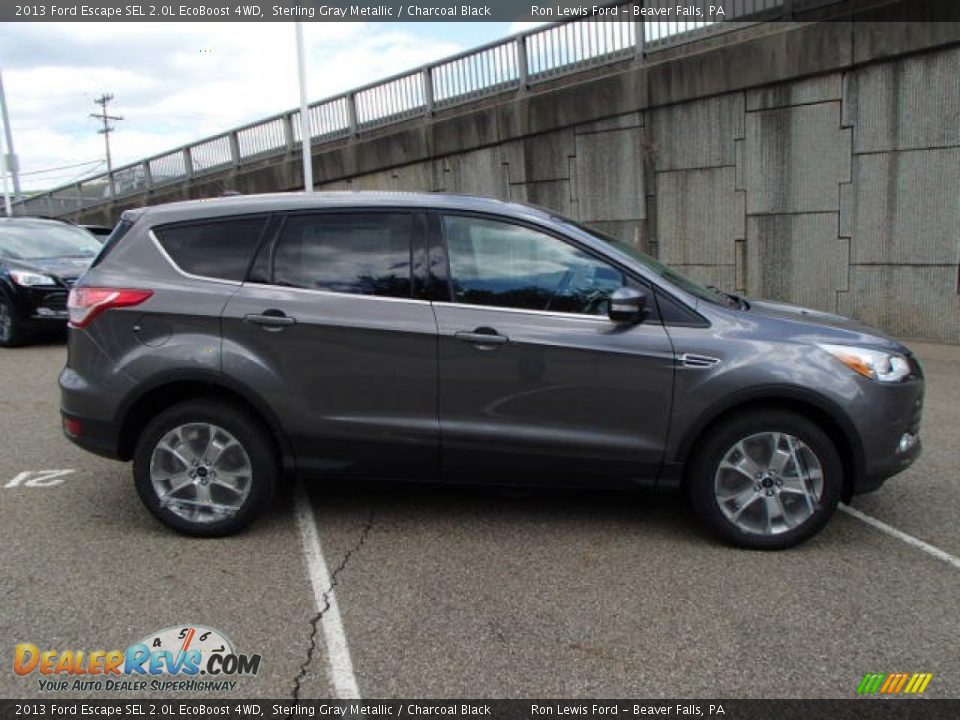 2013 Ford Escape SEL 2.0L EcoBoost 4WD Sterling Gray Metallic / Charcoal Black Photo #1