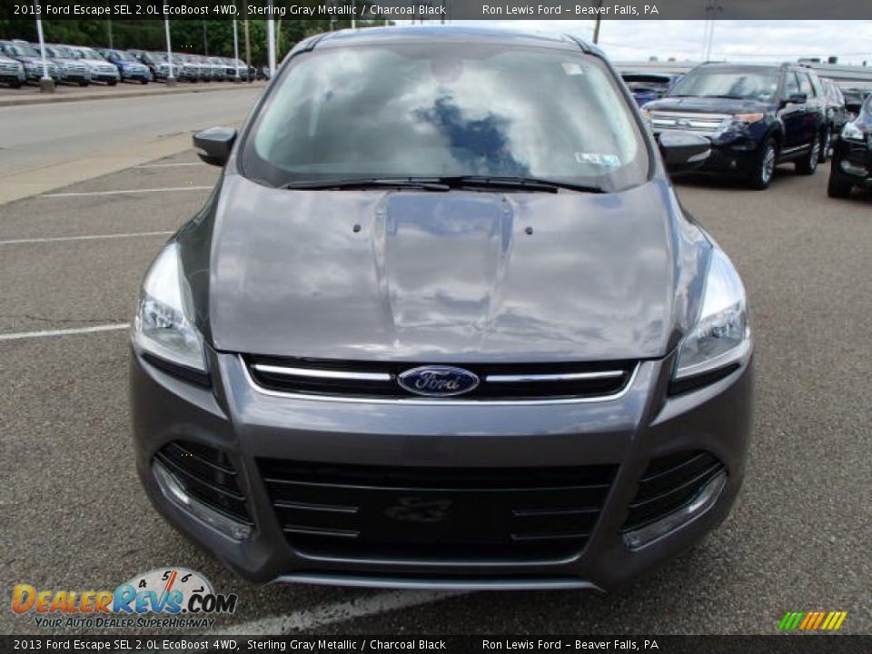 2013 Ford Escape SEL 2.0L EcoBoost 4WD Sterling Gray Metallic / Charcoal Black Photo #3