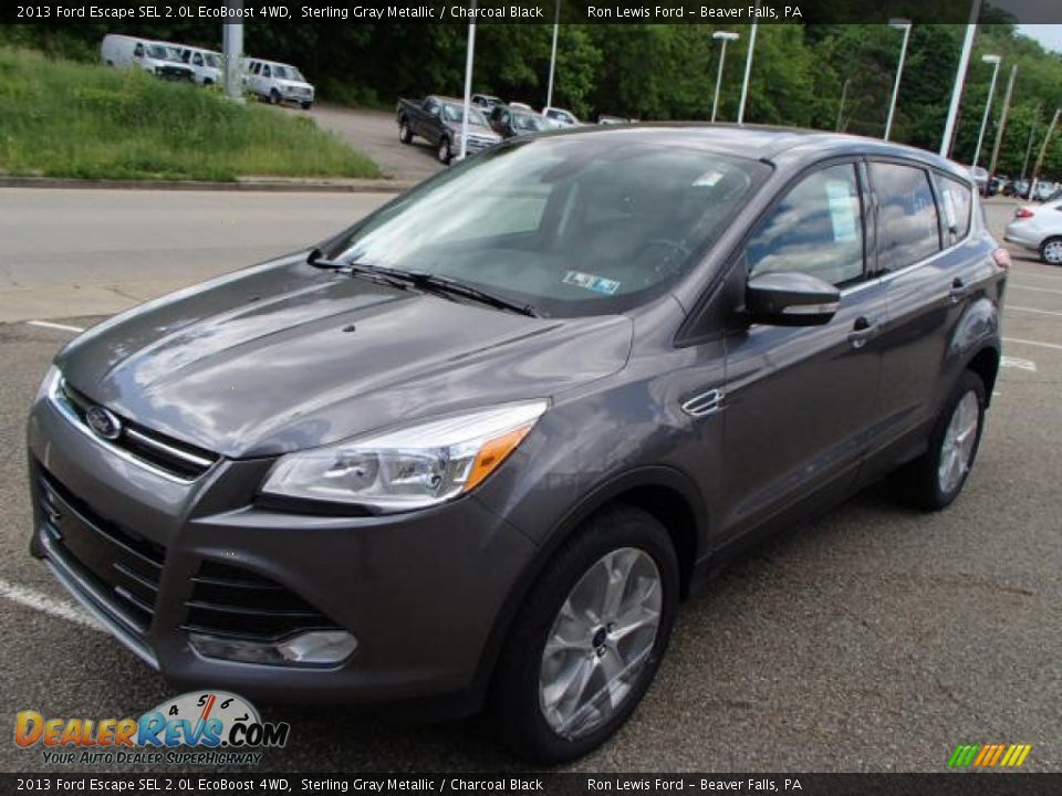 2013 Ford Escape SEL 2.0L EcoBoost 4WD Sterling Gray Metallic / Charcoal Black Photo #4