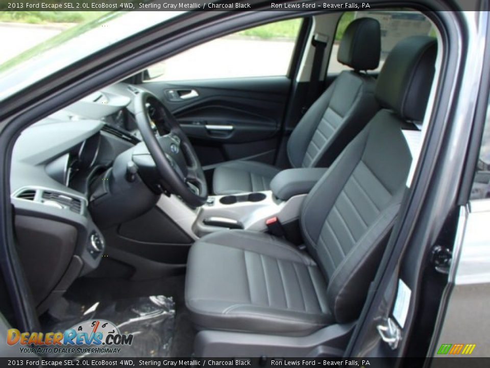 2013 Ford Escape SEL 2.0L EcoBoost 4WD Sterling Gray Metallic / Charcoal Black Photo #11