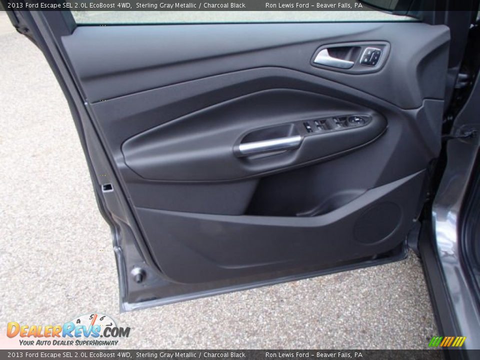 2013 Ford Escape SEL 2.0L EcoBoost 4WD Sterling Gray Metallic / Charcoal Black Photo #12