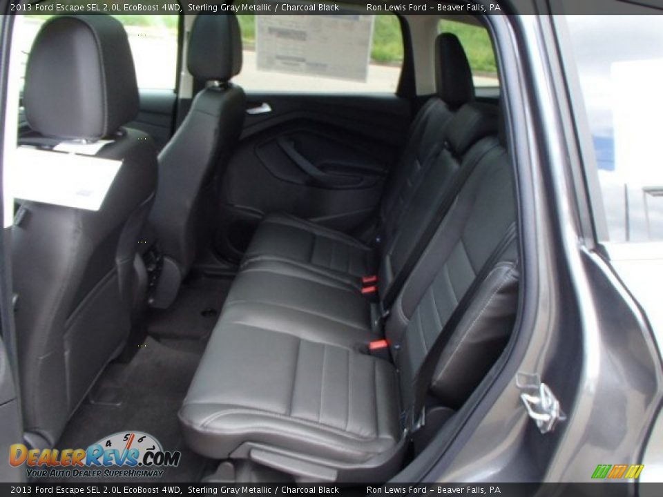 2013 Ford Escape SEL 2.0L EcoBoost 4WD Sterling Gray Metallic / Charcoal Black Photo #13