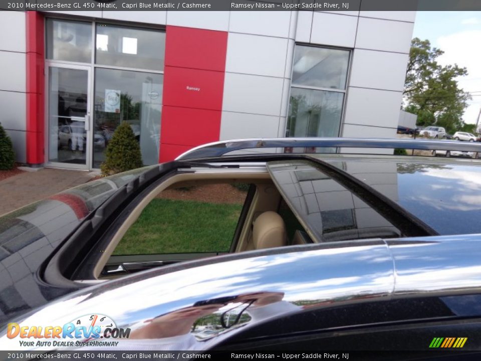 2010 Mercedes-Benz GL 450 4Matic Capri Blue Metallic / Cashmere Photo #2