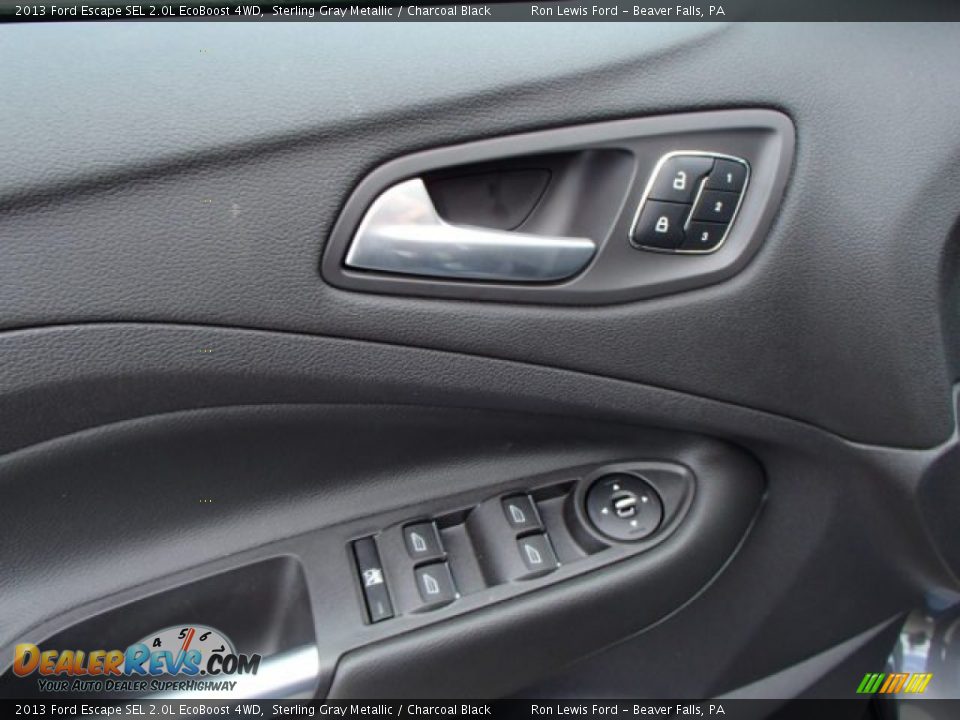 2013 Ford Escape SEL 2.0L EcoBoost 4WD Sterling Gray Metallic / Charcoal Black Photo #14