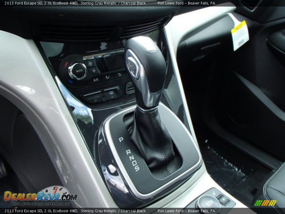 2013 Ford Escape SEL 2.0L EcoBoost 4WD Sterling Gray Metallic / Charcoal Black Photo #17