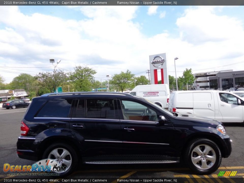 2010 Mercedes-Benz GL 450 4Matic Capri Blue Metallic / Cashmere Photo #5