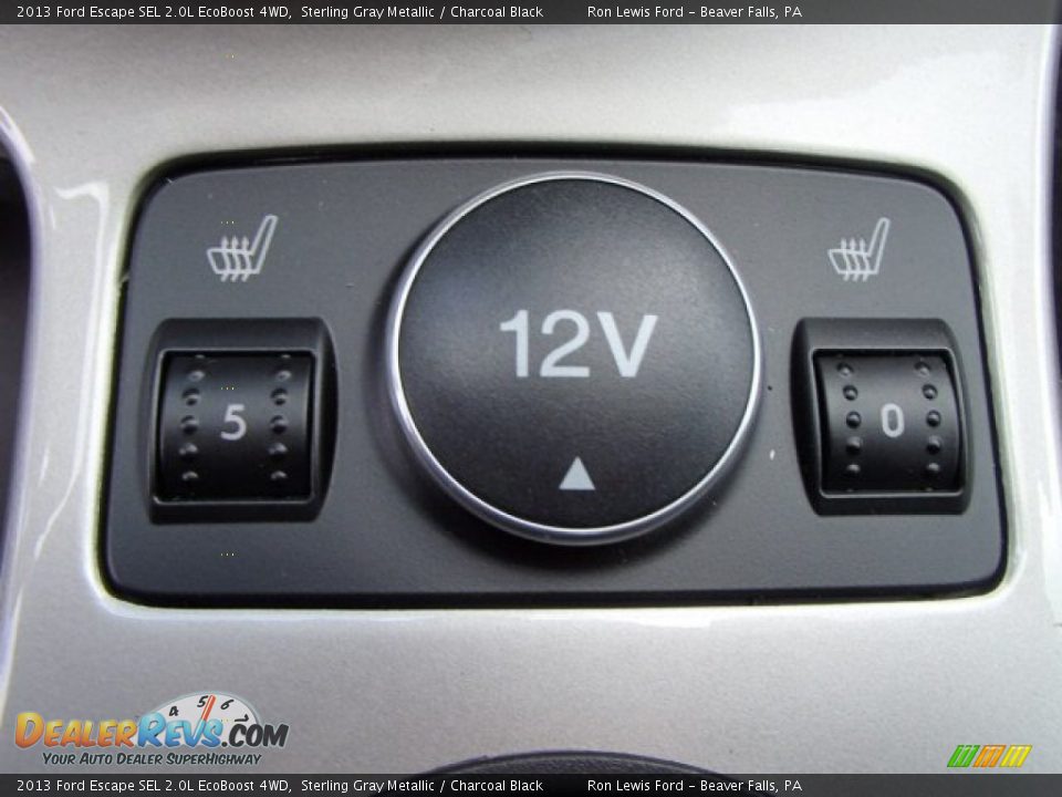 2013 Ford Escape SEL 2.0L EcoBoost 4WD Sterling Gray Metallic / Charcoal Black Photo #18