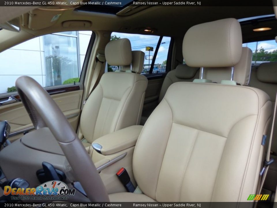 2010 Mercedes-Benz GL 450 4Matic Capri Blue Metallic / Cashmere Photo #6