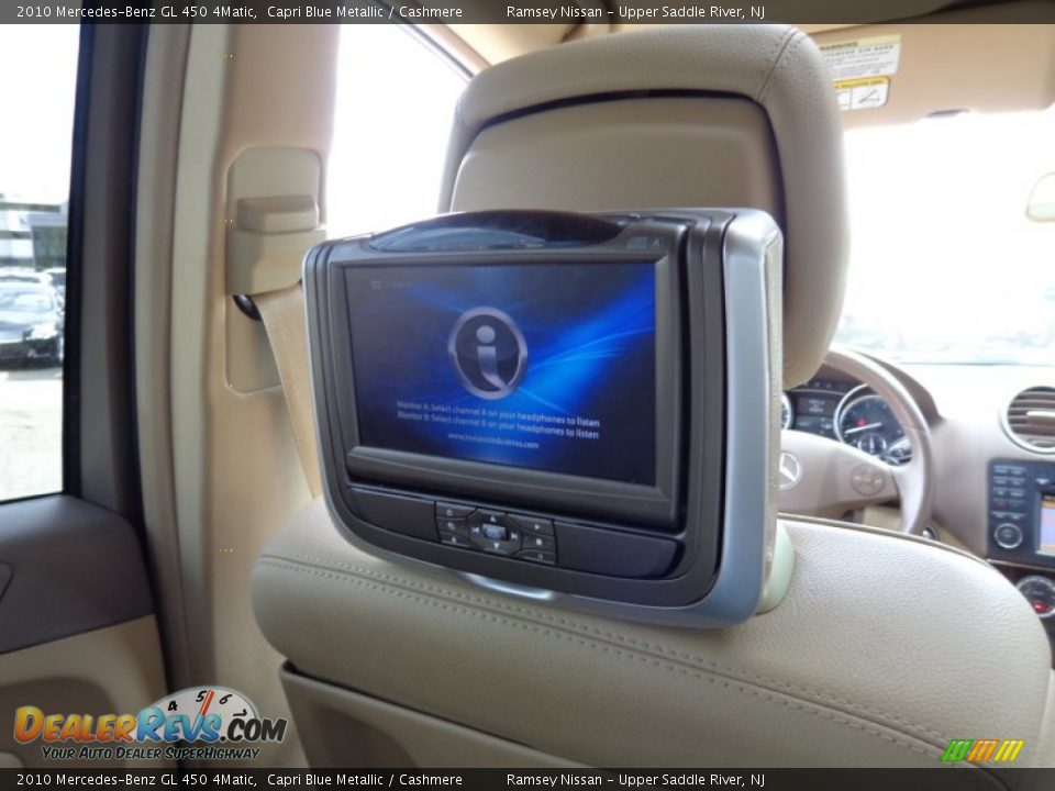 2010 Mercedes-Benz GL 450 4Matic Capri Blue Metallic / Cashmere Photo #9