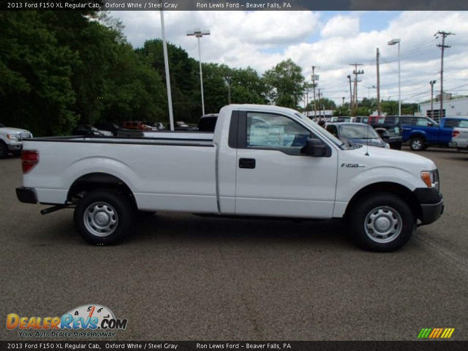 2013 Ford F150 XL Regular Cab Oxford White / Steel Gray Photo #1