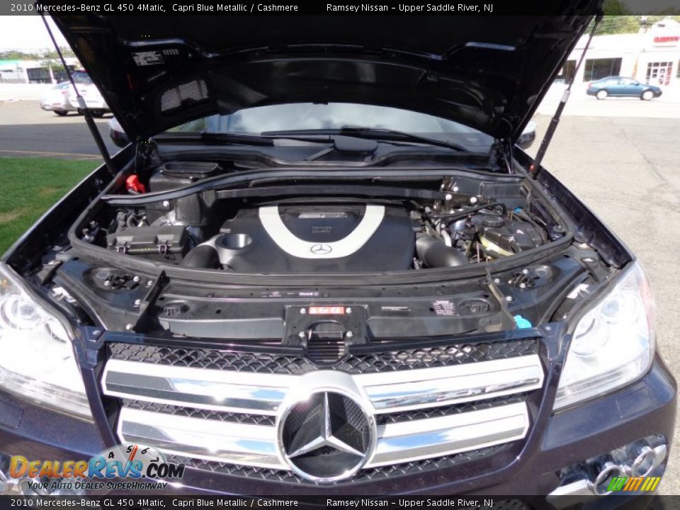 2010 Mercedes-Benz GL 450 4Matic Capri Blue Metallic / Cashmere Photo #11