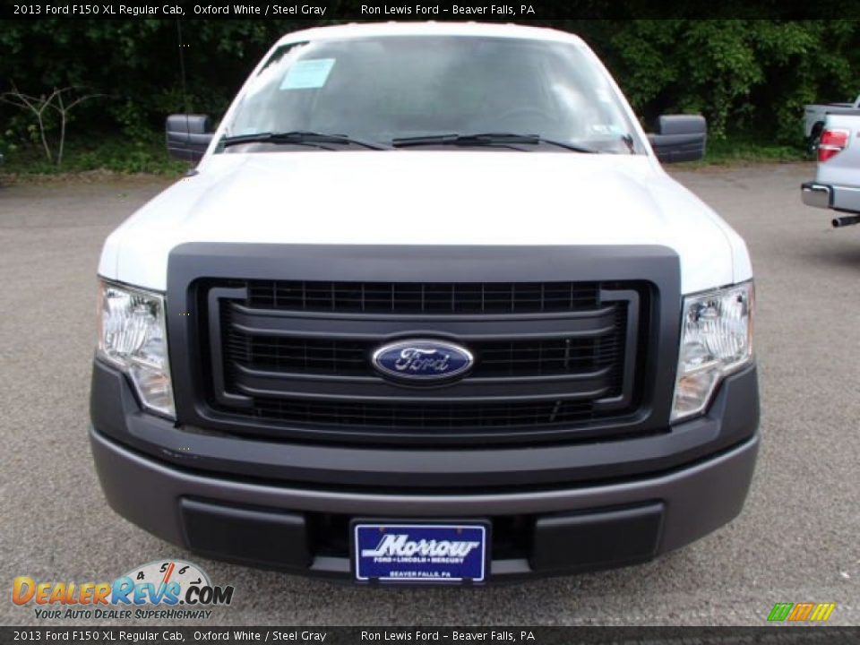 2013 Ford F150 XL Regular Cab Oxford White / Steel Gray Photo #3