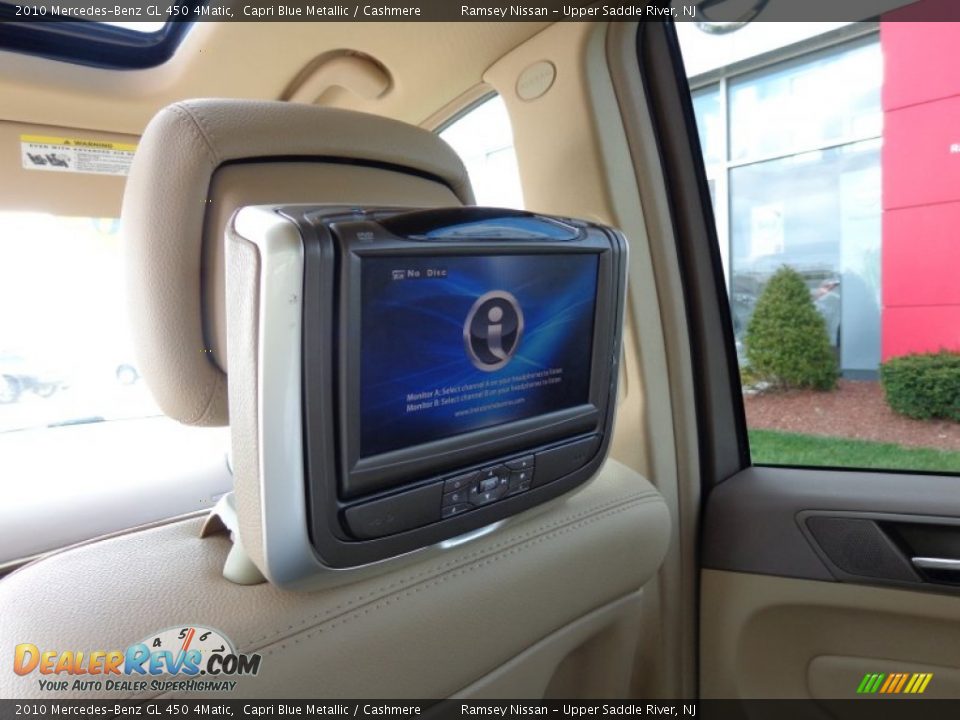 2010 Mercedes-Benz GL 450 4Matic Capri Blue Metallic / Cashmere Photo #12