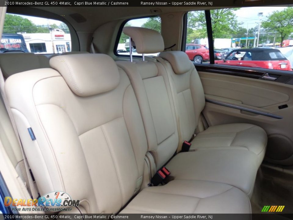 2010 Mercedes-Benz GL 450 4Matic Capri Blue Metallic / Cashmere Photo #15