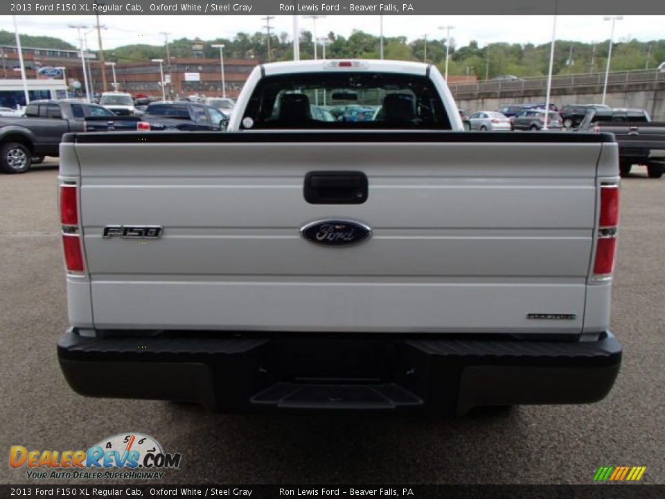 2013 Ford F150 XL Regular Cab Oxford White / Steel Gray Photo #7