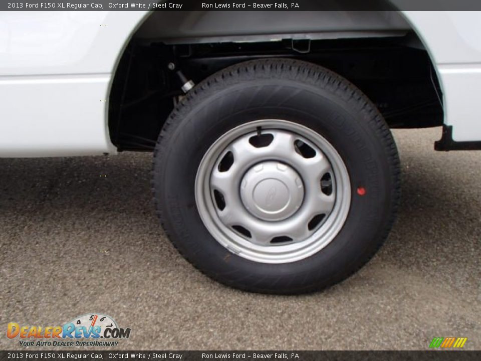 2013 Ford F150 XL Regular Cab Oxford White / Steel Gray Photo #9