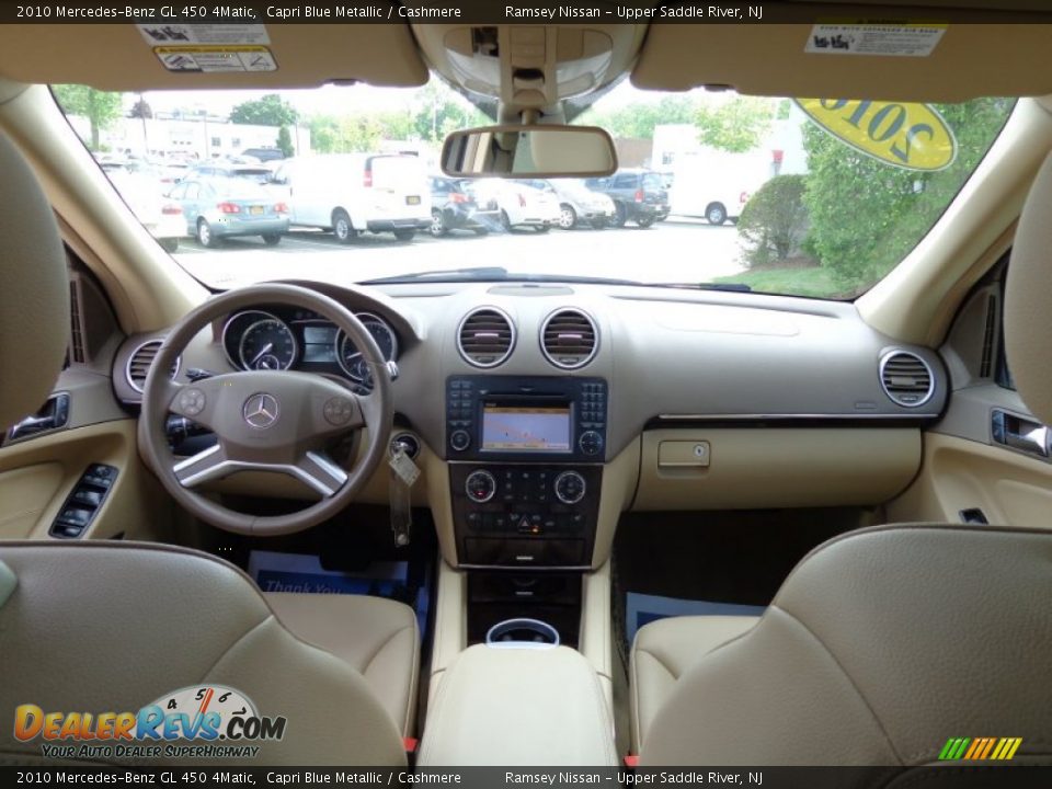 2010 Mercedes-Benz GL 450 4Matic Capri Blue Metallic / Cashmere Photo #17