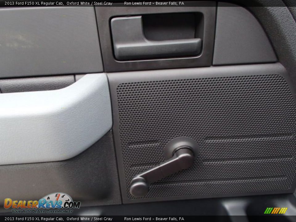 2013 Ford F150 XL Regular Cab Oxford White / Steel Gray Photo #13