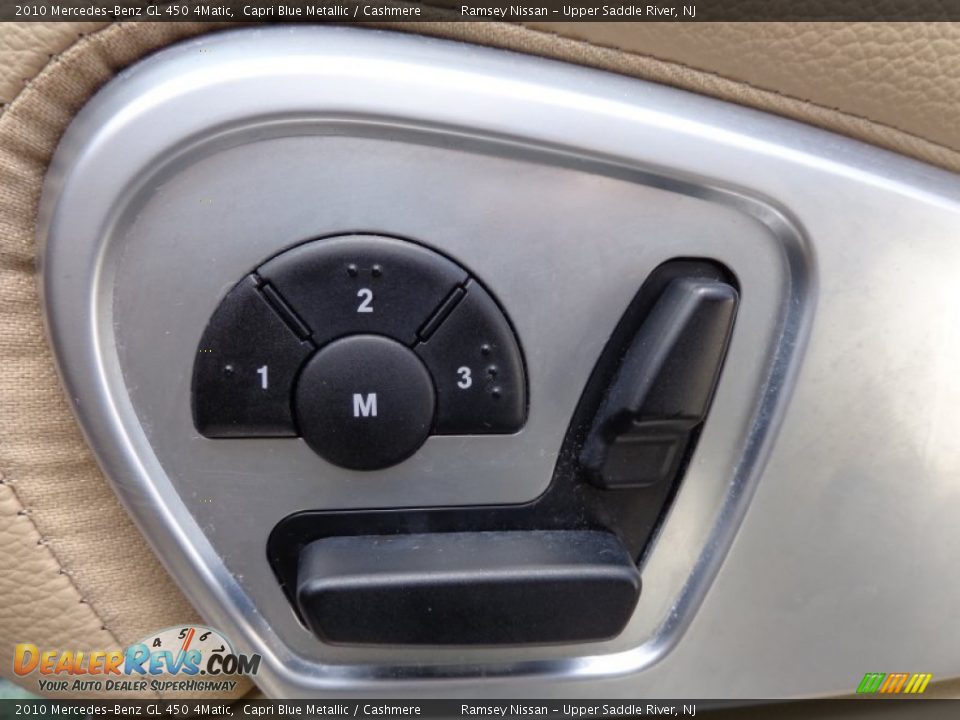 2010 Mercedes-Benz GL 450 4Matic Capri Blue Metallic / Cashmere Photo #22
