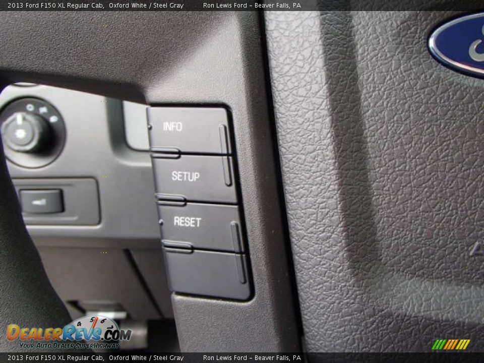 2013 Ford F150 XL Regular Cab Oxford White / Steel Gray Photo #17