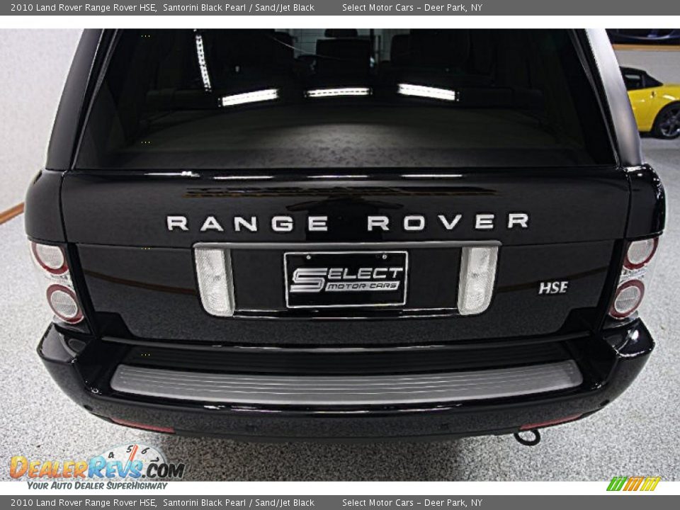 2010 Land Rover Range Rover HSE Santorini Black Pearl / Sand/Jet Black Photo #5