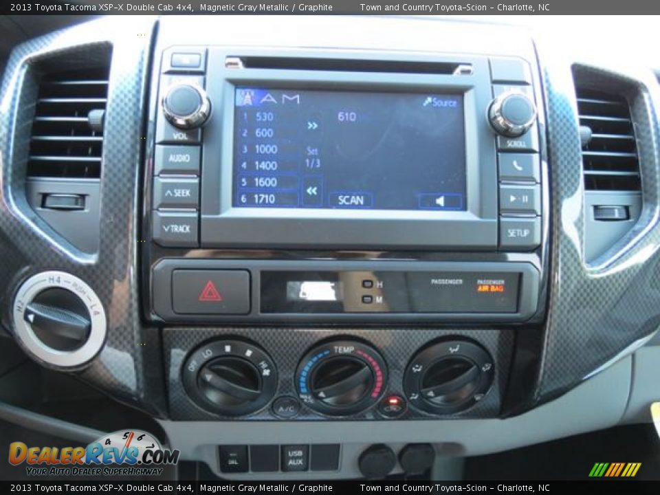 Controls of 2013 Toyota Tacoma XSP-X Double Cab 4x4 Photo #14