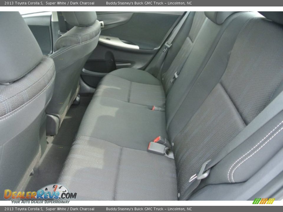 2013 Toyota Corolla S Super White / Dark Charcoal Photo #15