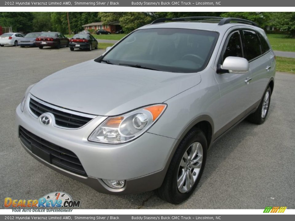 2012 Hyundai Veracruz Limited AWD Shimmering Silver / Black Photo #1