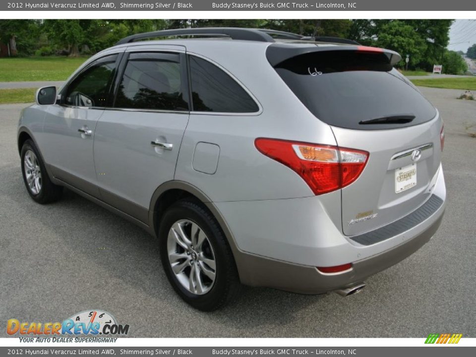 2012 Hyundai Veracruz Limited AWD Shimmering Silver / Black Photo #4