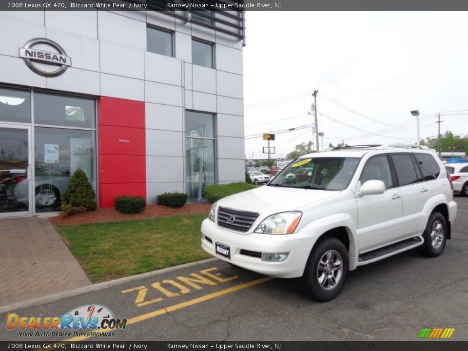 2008 Lexus GX 470 Blizzard White Pearl / Ivory Photo #1