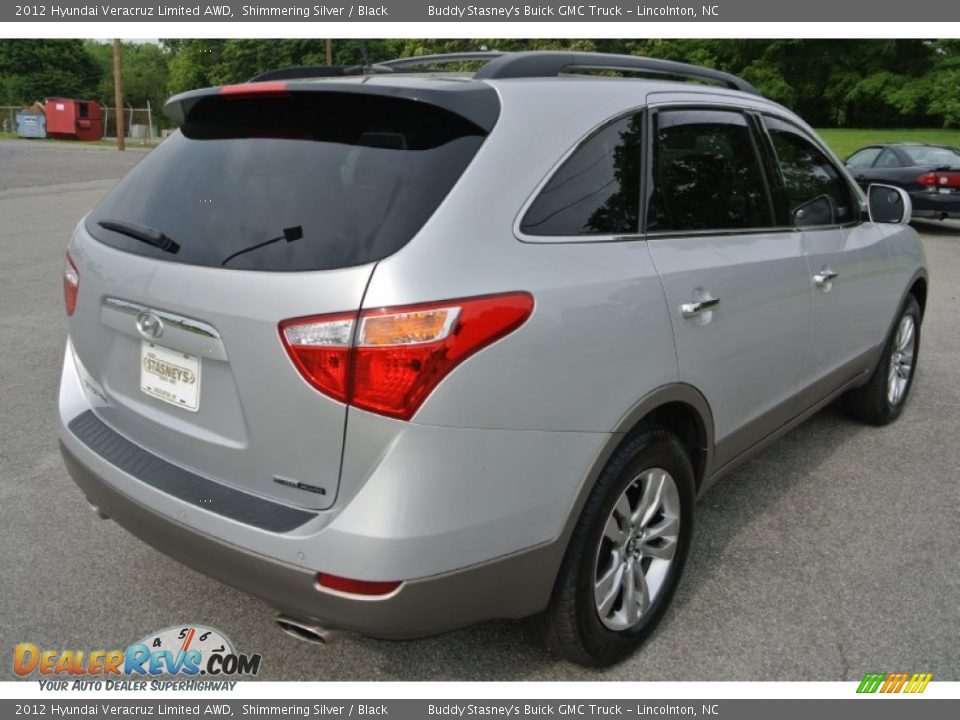 2012 Hyundai Veracruz Limited AWD Shimmering Silver / Black Photo #5