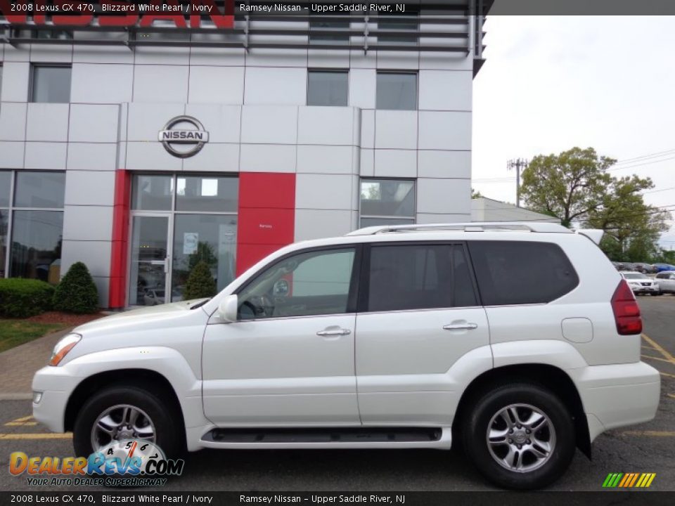 2008 Lexus GX 470 Blizzard White Pearl / Ivory Photo #2