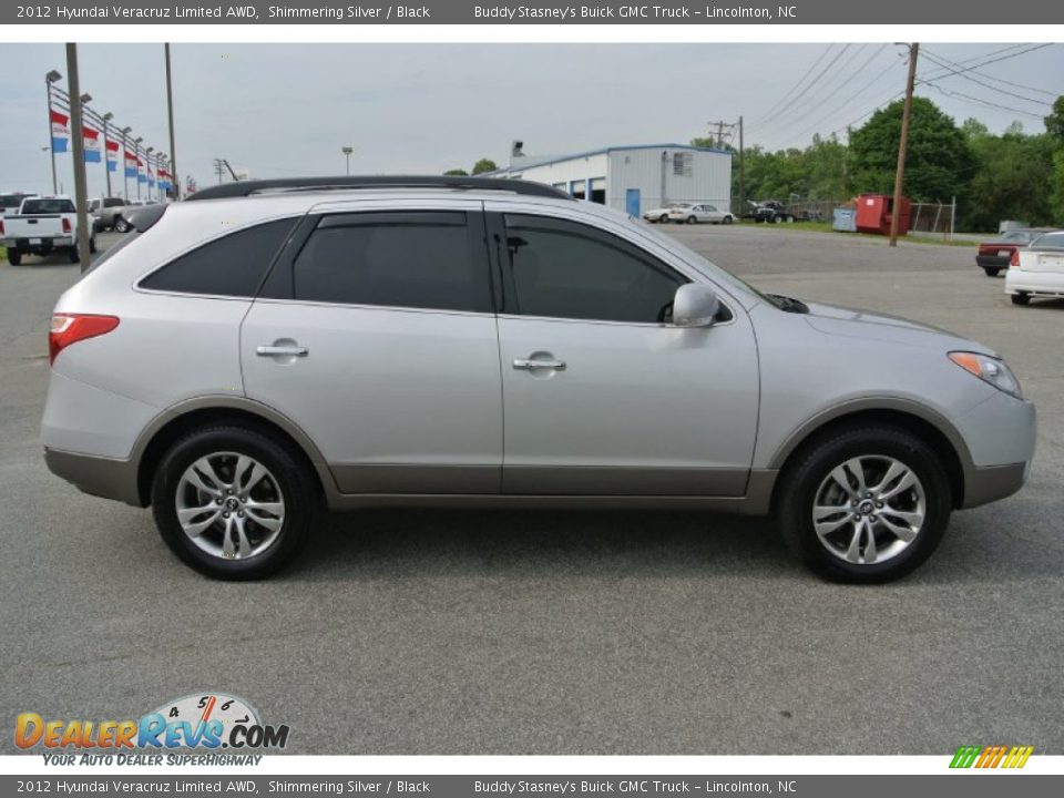 2012 Hyundai Veracruz Limited AWD Shimmering Silver / Black Photo #6