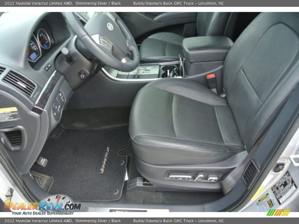 2012 Hyundai Veracruz Limited AWD Shimmering Silver / Black Photo #8