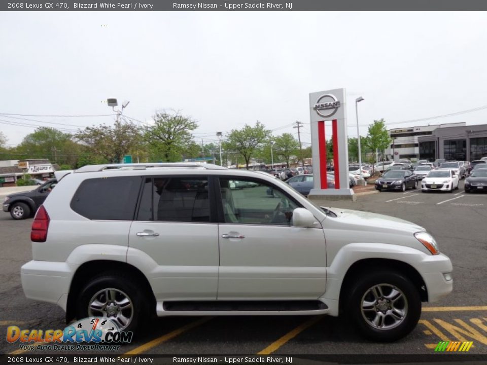 2008 Lexus GX 470 Blizzard White Pearl / Ivory Photo #5