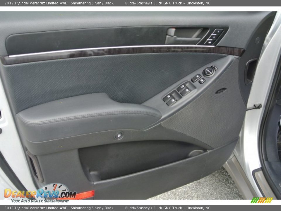 2012 Hyundai Veracruz Limited AWD Shimmering Silver / Black Photo #9