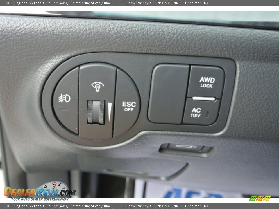 2012 Hyundai Veracruz Limited AWD Shimmering Silver / Black Photo #10