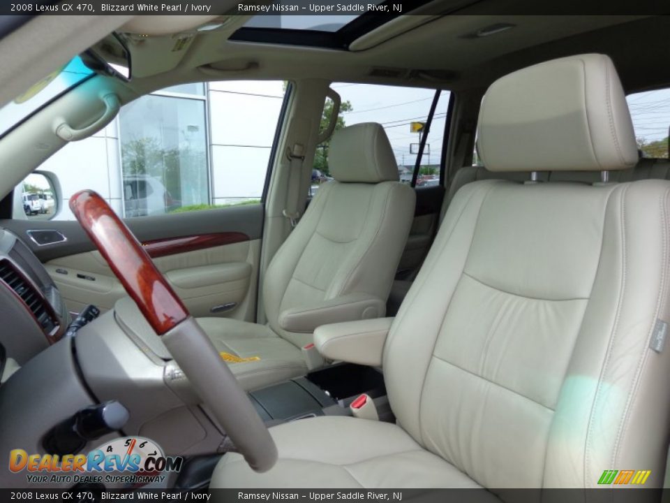 2008 Lexus GX 470 Blizzard White Pearl / Ivory Photo #8