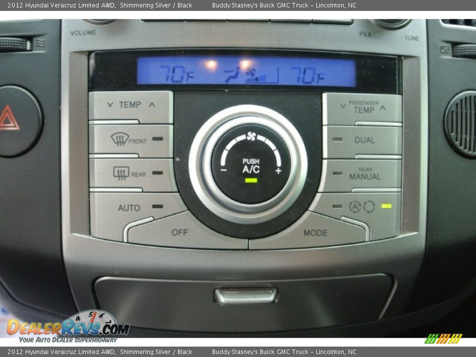 2012 Hyundai Veracruz Limited AWD Shimmering Silver / Black Photo #13