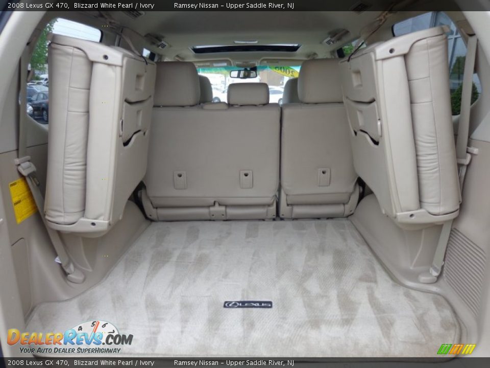 2008 Lexus GX 470 Blizzard White Pearl / Ivory Photo #12
